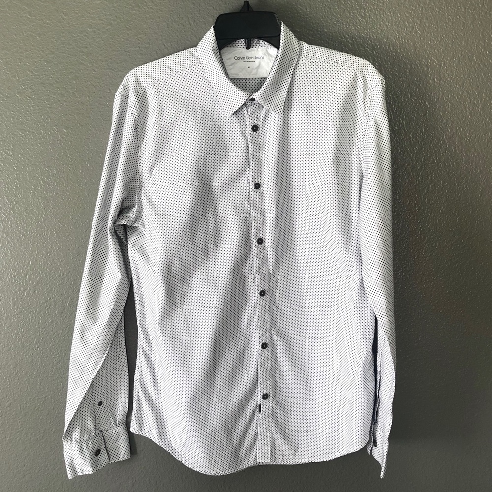 Calvin Klein Dotted Dress Shirt